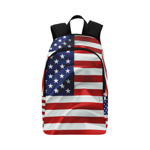 America Flag Banner Patriot Stars Stripes Freedom Fabric Backpack for Adult (Model 1659)