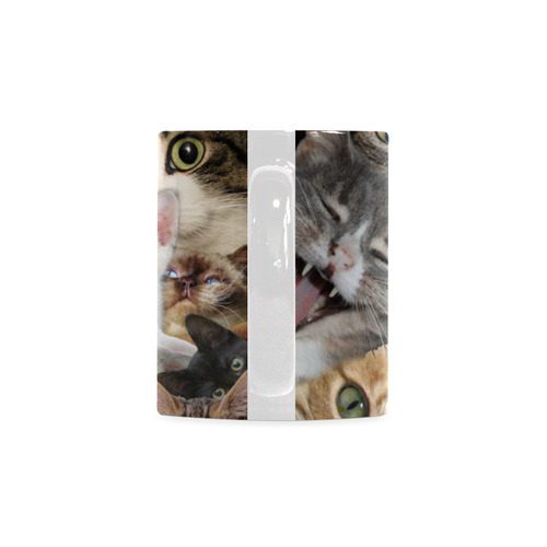 Crazy Kitten Show White Mug(11OZ)