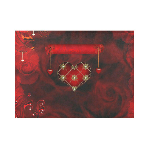 Beautiful heart Placemat 14’’ x 19’’ (Set of 6)