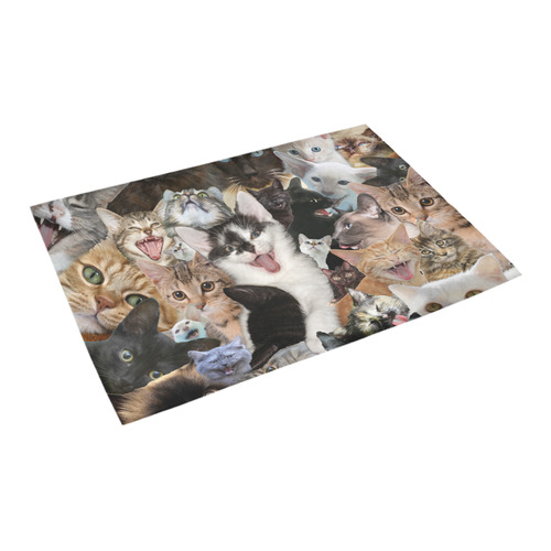 Crazy Kitten Show Azalea Doormat 24" x 16" (Sponge Material)