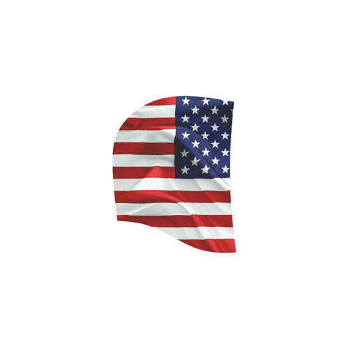 America Flag Banner Patriot Stars Stripes Freedom All Over Print Sleeveless Hoodie for Women (Model H15)
