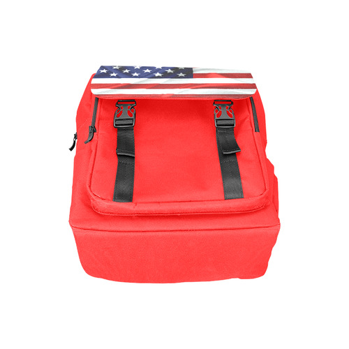 America Flag Banner Patriot Stars Stripes Freedom Casual Shoulders Backpack (Model 1623)