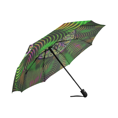 glamorous Skull C by JamColors Auto-Foldable Umbrella (Model U04)