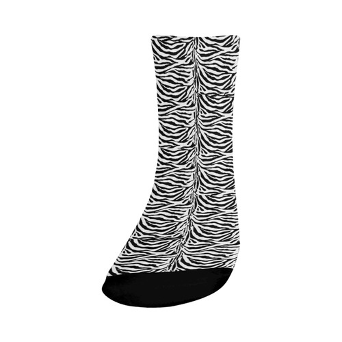 Halloween Zebra Pattern Crew Socks