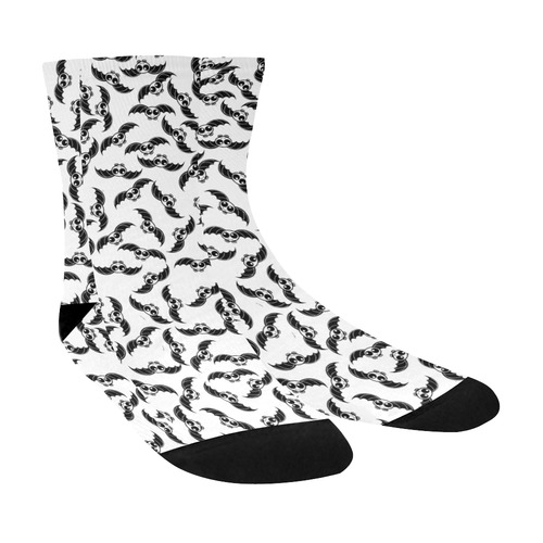 Halloween Skeleton Bats Crew Socks