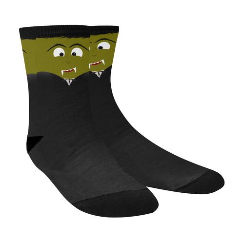 Cute Halloween Dracula Crew Socks