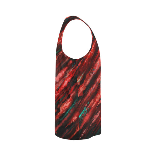 Bloody horror motion, oil abstract painting All Over Print Tank Top for Men (Model T43)