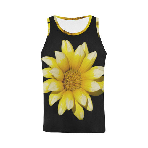 Yellow Flower, floral photography All Over Print Tank Top for Men (Model T43)