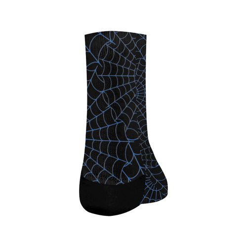 Halloween Spiderwebs - Blue Crew Socks