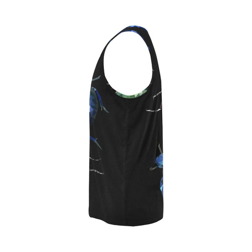 Low poly geometrical green bug All Over Print Tank Top for Men (Model T43)