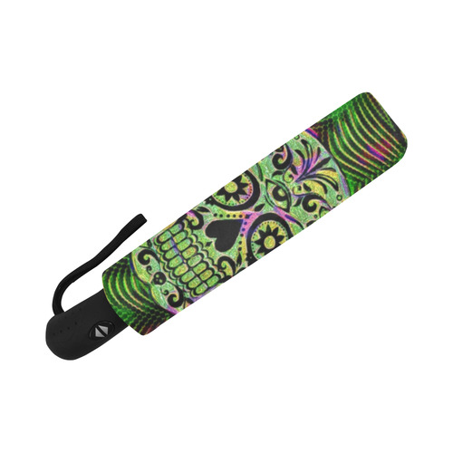 glamorous Skull C by JamColors Auto-Foldable Umbrella (Model U04)