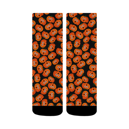 Spooked Halloween Pumpkins Crew Socks