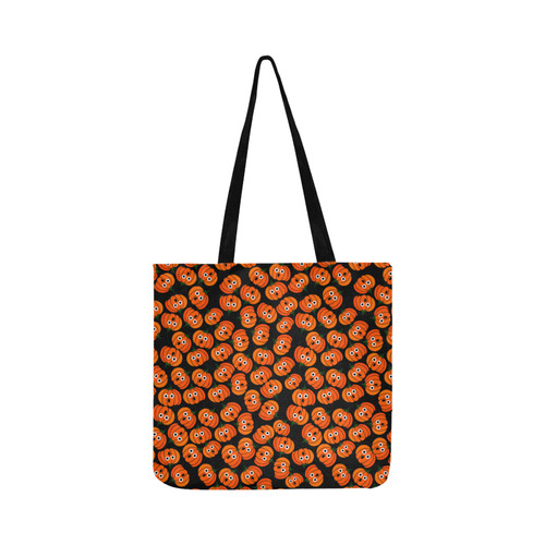 Spooked Halloween Pumpkins Reusable Shopping Bag Model 1660 (Two sides)