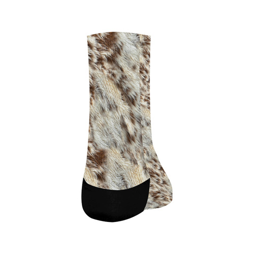 Cow/Horse Spots Animal Fur Image Crew Socks