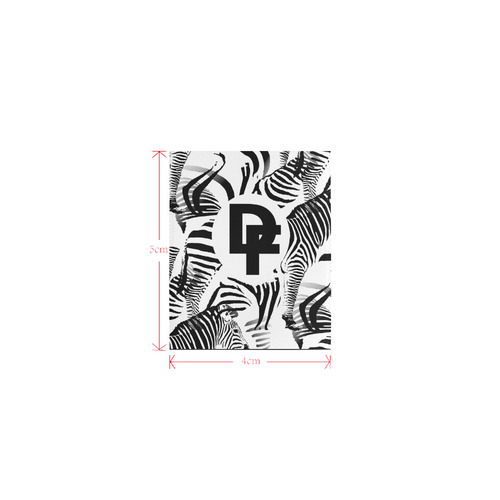 DF Zebra Logo Private Brand Tag on Tablecloth (4cm X 5cm)