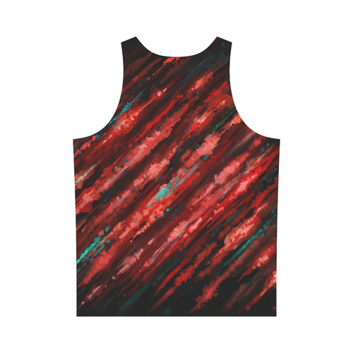 Bloody horror motion, oil abstract painting All Over Print Tank Top for Men (Model T43)