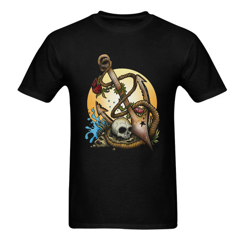 Anchored Men's T-Shirt in USA Size (Two Sides Printing)