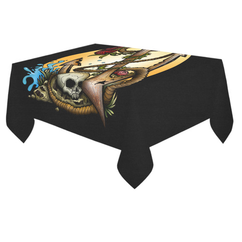 Anchored Cotton Linen Tablecloth 60"x 84"