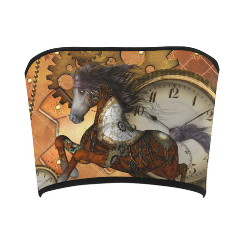 Steampunk, awesome steampunk horse Bandeau Top