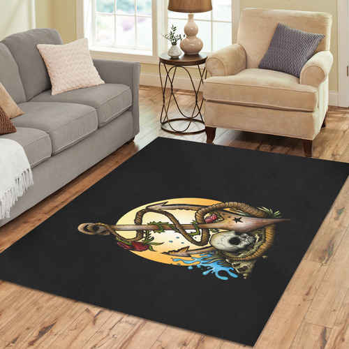 Anchored Area Rug7'x5'