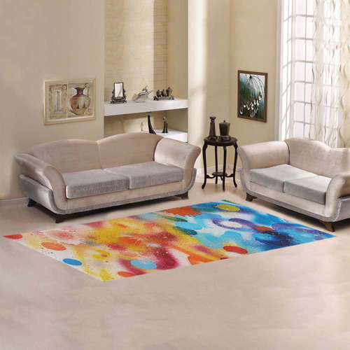 Bringing Life Spray Paining Long Rug Area Rug 9'6''x3'3''