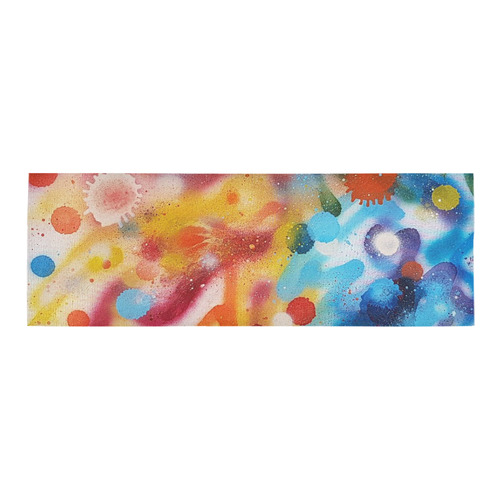 Bringing Life Spray Paining Long Rug Area Rug 9'6''x3'3''