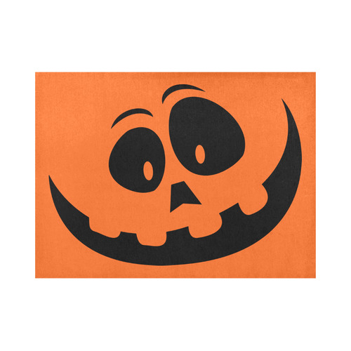Happy Pumpkin Face Placemat 14’’ x 19’’ (Two Pieces)