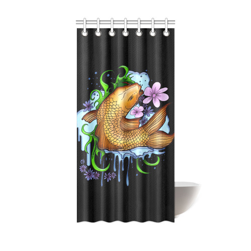 Koi Fish Shower Curtain 36 X72 Id D1944696