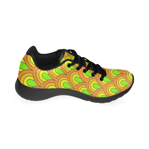 Retro Pattern 1970 Kid's Running Shoes (Model 020)