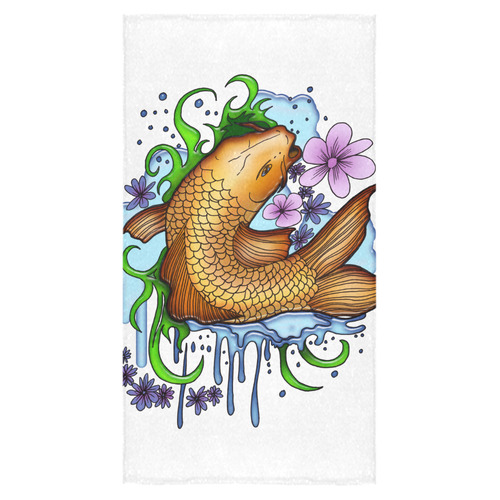 Koi Fish Bath Towel 30"x56"