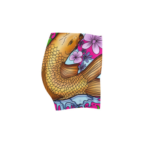 Koi Fish Briseis Skinny Shorts (Model L04)