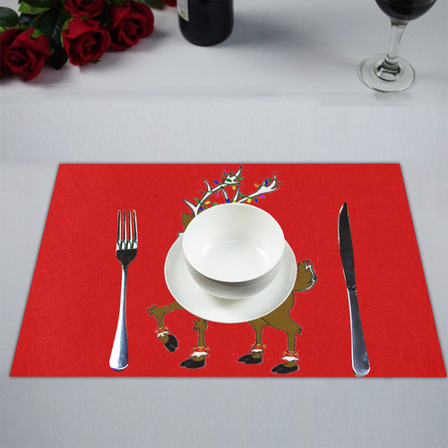 Rudy Reindeer With Lights Placemat 14’’ x 19’’