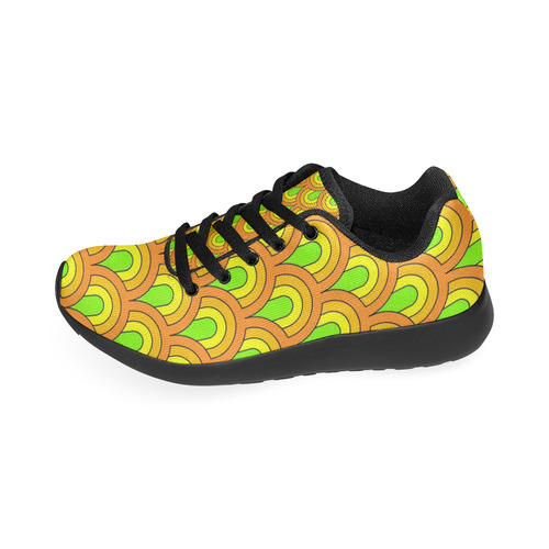 Retro Pattern 1970 Kid's Running Shoes (Model 020)