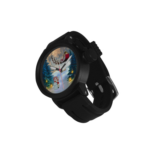 Santa Claus in the night Men's Sports Watch(Model 309)