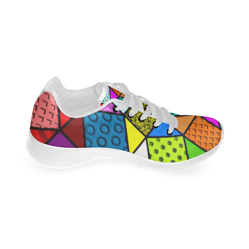 funny doodle pattern 11163A Kid's Running Shoes (Model 020)