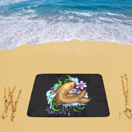 Koi Fish Beach Mat 78"x 60"