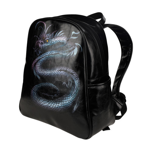 Dragon Swirl Multi-Pockets Backpack (Model 1636)