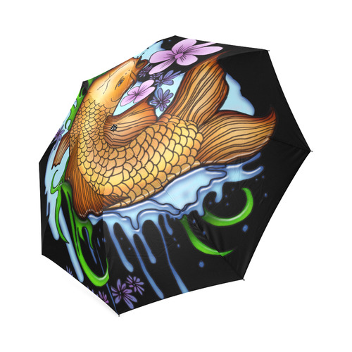 Koi Fish Foldable Umbrella (Model U01)