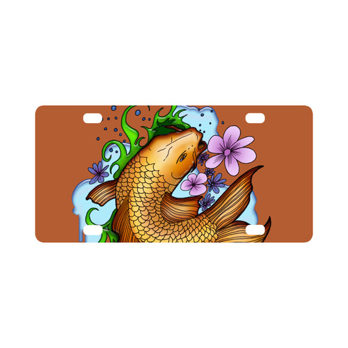 Koi Fish Classic License Plate