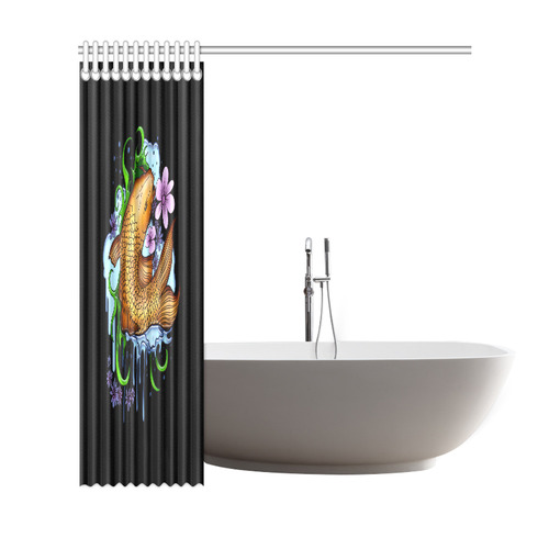 Koi Fish Shower Curtain 69"x72"