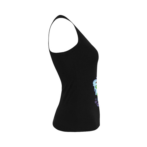 Koi Fish Women's Shoulder-Free Tank Top (Model T35)