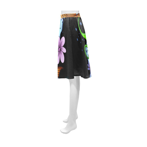 Koi Fish Athena Women's Short Skirt (Model D15)