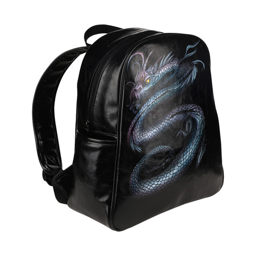 Dragon Swirl Multi-Pockets Backpack (Model 1636)