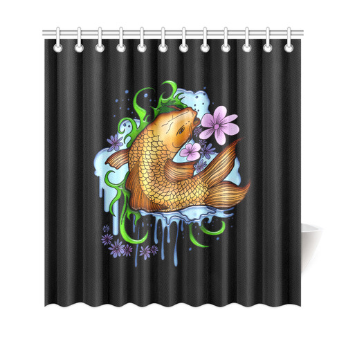 Koi Fish Shower Curtain 69"x72"