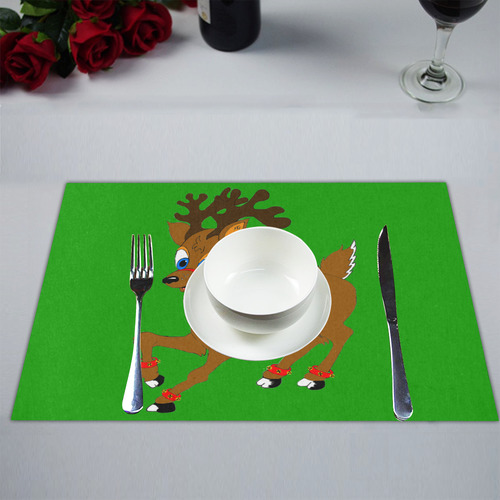 Christmas Reindeer Placemat 14’’ x 19’’