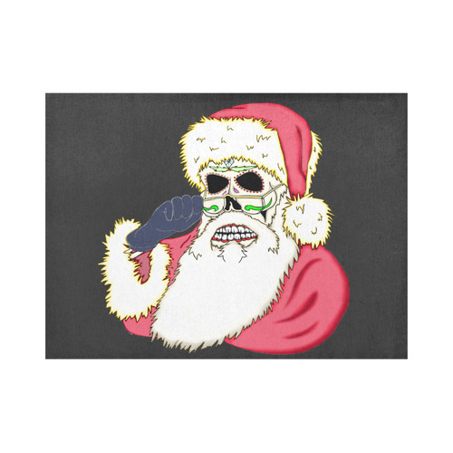 Bad Santa Skull Placemat 14’’ x 19’’