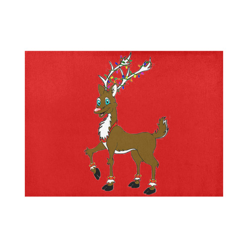 Rudy Reindeer With Lights Placemat 14’’ x 19’’