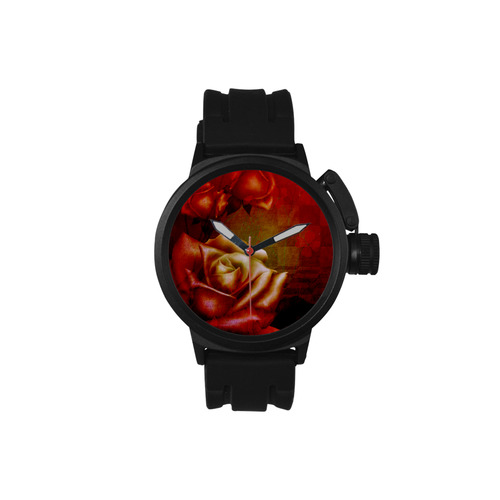 Wonderful red roses Men's Sports Watch(Model 309)