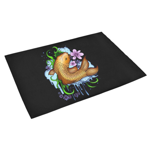 Koi Fish Azalea Doormat 30" x 18" (Sponge Material)