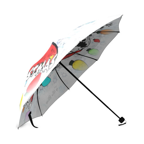 Best Merry Christmas by Nico Bielow Foldable Umbrella (Model U01)